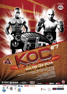 Affiche K.O.C 7 Cognac 05/04/2014