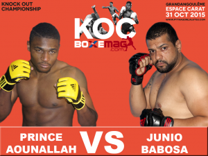 Prince Aounallah Vs Junio  Barbosa