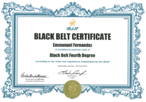 Diplome 4eme degres IBJF Emmanuel Pythagore Fernandez